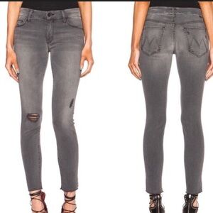 Mother Looker Ankle Fray Last Chance Saloon Sz 27